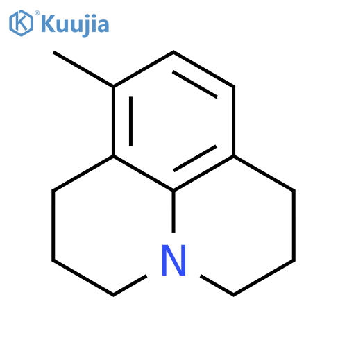 1H,5H-Benzo[ij]quinolizine, 2,3,6,7-tetrahydro-8-methyl- structure
