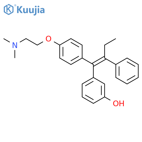 Phenol,3-[(1Z)-1-[4-[2-(dimethylamino)ethoxy]phenyl]-2-phenyl-1-buten-1-yl]- structure
