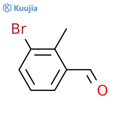 3-Bromo-2-methylbenzaldehyde structure