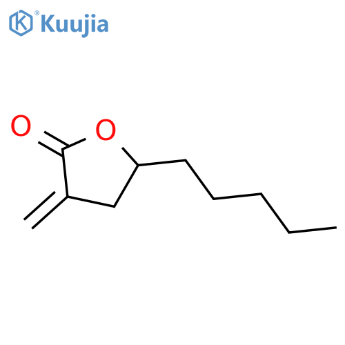 2(3H)-Furanone, dihydro-3-methylene-5-pentyl- structure