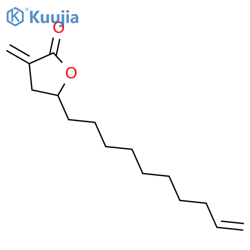 2(3H)-Furanone, 5-(9-decenyl)dihydro-3-methylene- structure