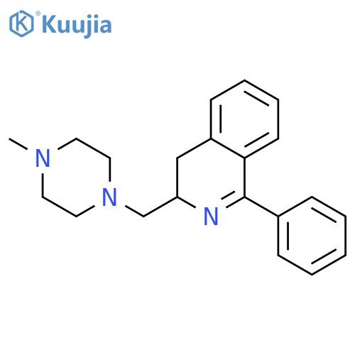 Isoquinoline,3,4-dihydro-3-[(4-methyl-1-piperazinyl)methyl]-1-phenyl- structure