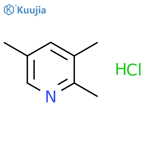 Pyridine, 2,3,5-trimethyl-, hydrochloride structure
