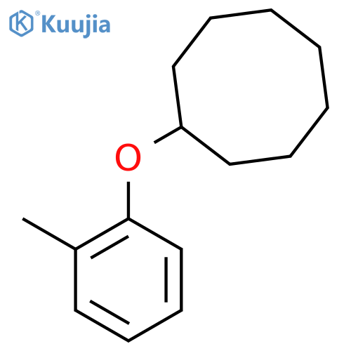 Cyclooctane, (2-methylphenoxy)- structure