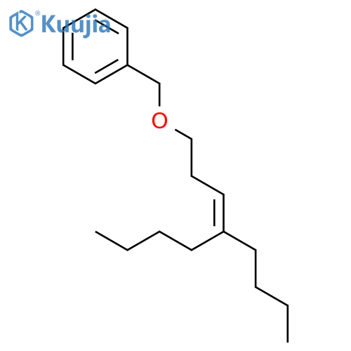 Benzene, [[(4-butyl-3-octenyl)oxy]methyl]- structure