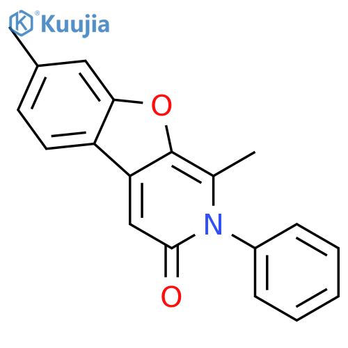 BENZOFURO[2,3-C]PYRIDIN-3(2H)-ONE, 1,7-DIMETHYL-2-PHENYL- structure