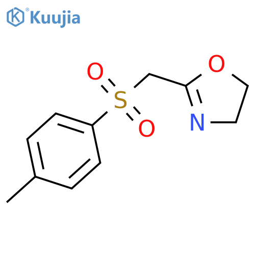 Oxazole, 4,5-dihydro-2-[[(4-methylphenyl)sulfonyl]methyl]- structure