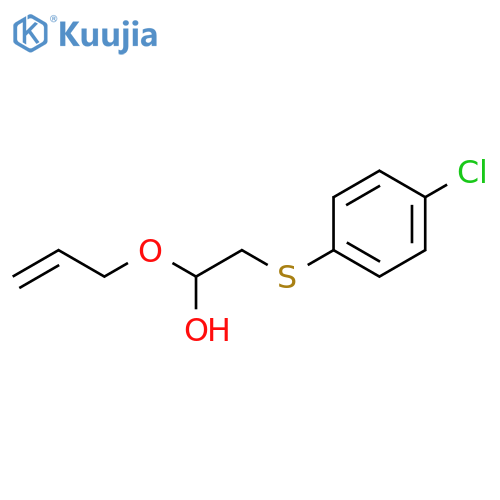 Ethanol, 2-[(4-chlorophenyl)thio]-1-(2-propenyloxy)- structure