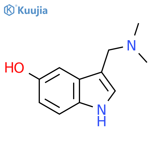 3-[(Dimethylamino)methyl]-5-hydroxyindole structure