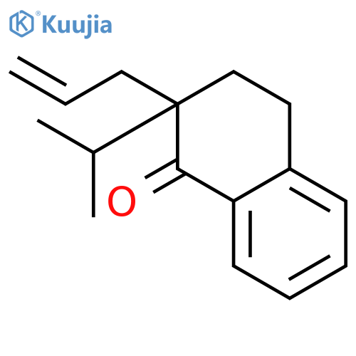 1(2H)-Naphthalenone, 3,4-dihydro-2-(1-methylethyl)-2-(2-propenyl)- structure