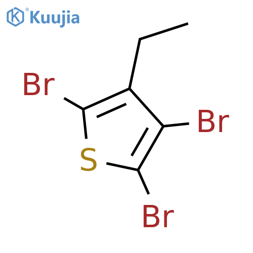 2,3,5-tribromo-4-ethylthiophene structure