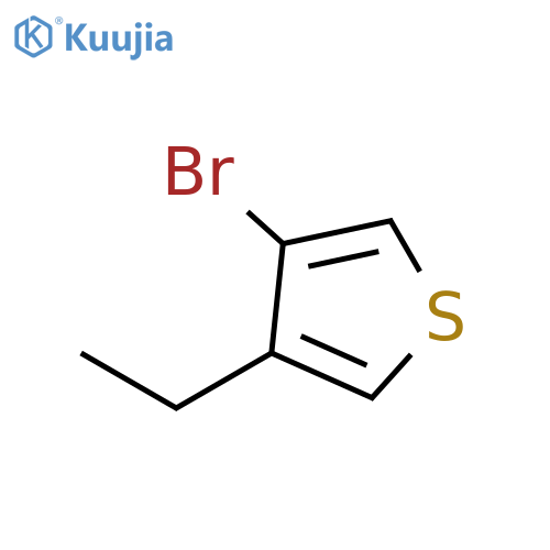 3-bromo-4-ethylthiophene structure