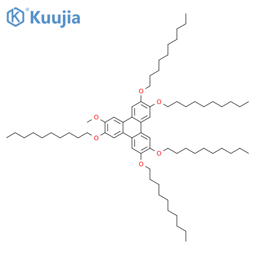 Triphenylene, 2,3,6,7,10-pentakis(decyloxy)-11-methoxy- structure