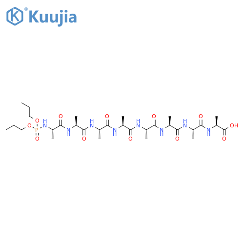 L-Alanine,N-(dipropoxyphosphinyl)-L-alanyl-L-alanyl-L-alanyl-L-alanyl-L-alanyl-L-alanyl-L-alanyl- structure