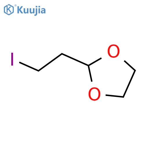 2-(2-iodoethyl)-1,3-dioxolane structure