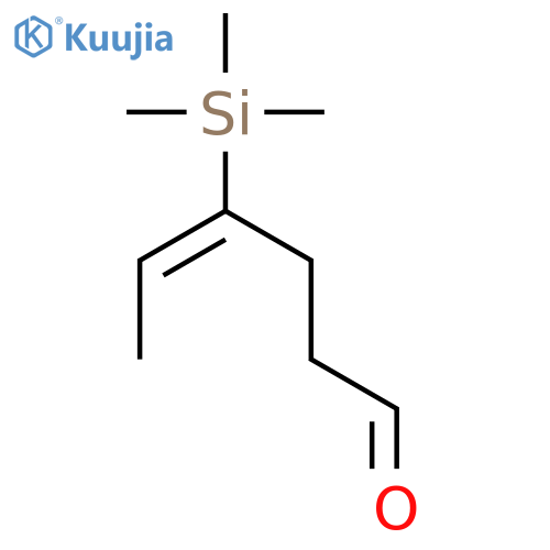 4-HEXENAL, 4-(TRIMETHYLSILYL)-, (Z)- structure