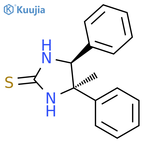 2-Imidazolidinethione, 4-methyl-4,5-diphenyl-, (4R,5S)-rel- structure