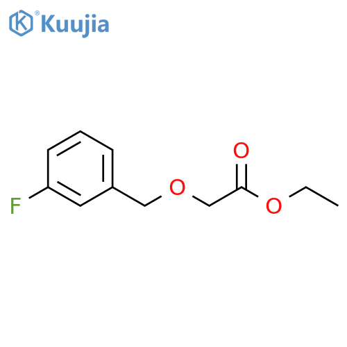 Acetic acid, [(3-fluorophenyl)methoxy]-, ethyl ester structure