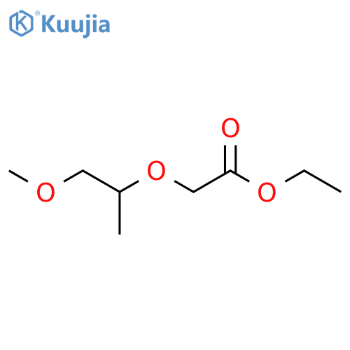 Acetic acid, (2-methoxy-1-methylethoxy)-, ethyl ester structure