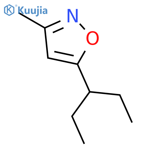 Isoxazole,5-(1-ethylpropyl)-3-methyl- structure