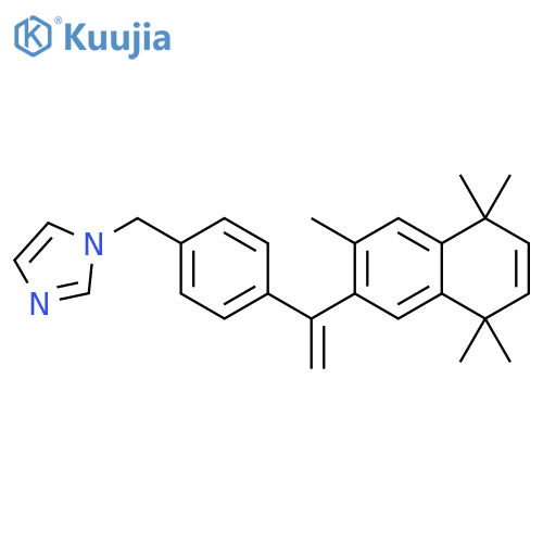 1H-Imidazole,1-[[4-[1-(5,8-dihydro-3,5,5,8,8-pentamethyl-2-naphthalenyl)ethenyl]phenyl]methyl]- structure