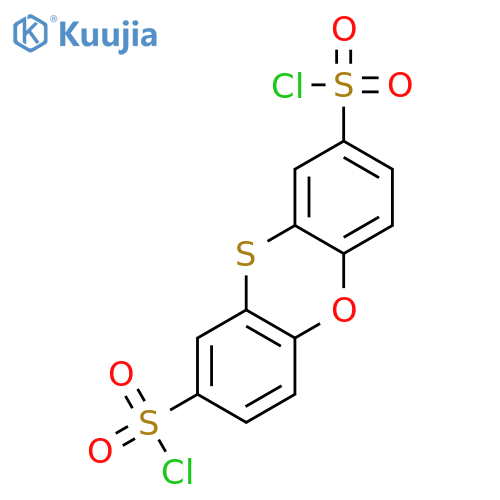 2,8-PHENOXATHIINDISULFONYL DICHLORIDE structure