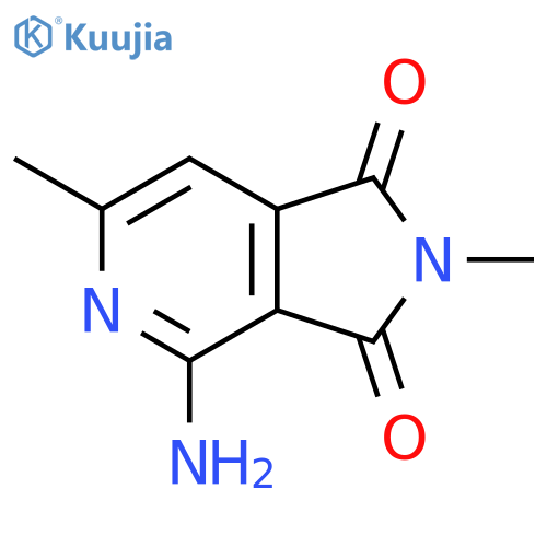 1H-Pyrrolo[3,4-c]pyridine-1,3(2H)-dione, 4-amino-2,6-dimethyl- structure