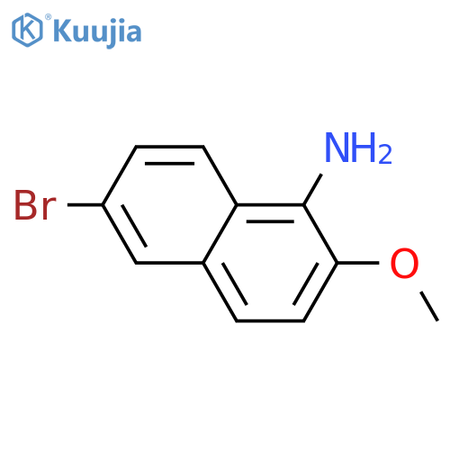 6-Bromo-2-methoxynaphthalen-1-amine structure