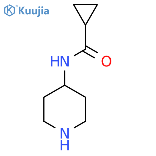 N-(piperidin-4-yl)cyclopropanecarboxamide structure