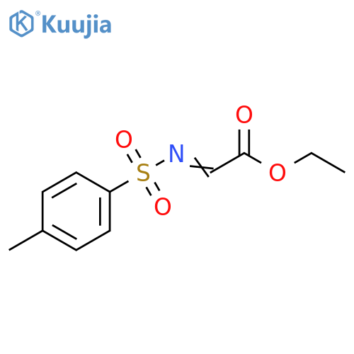 Acetic acid, [[(4-methylphenyl)sulfonyl]imino]-, ethyl ester structure
