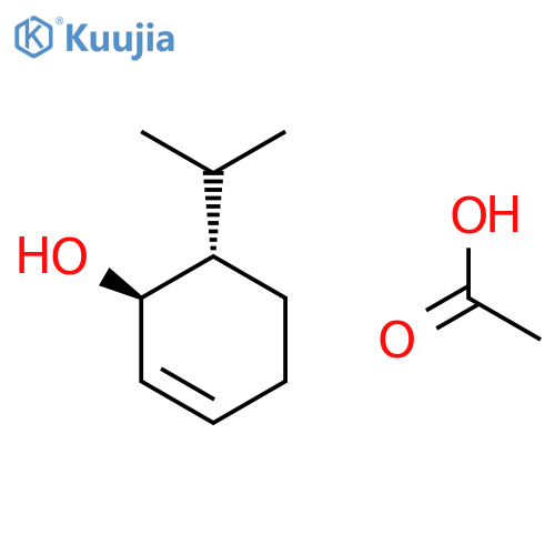 2-CYCLOHEXEN-1-OL, 6-(1-METHYLETHYL)-, ACETATE, TRANS- structure