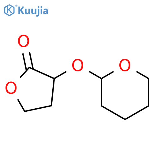 (3S)-Dihydro-3-(tetrahydro-2H-pyran-2-yl)oxy-2(3H)-furanone structure
