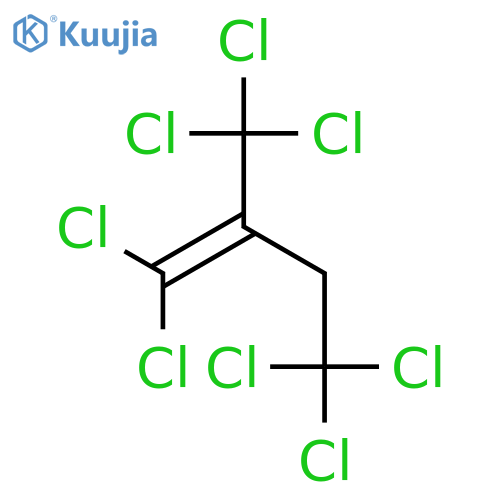 1,1,4,4,4-pentachloro-2-(trichloromethyl)but-1-ene structure