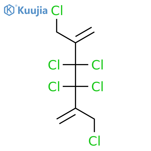 3,3,4,4-tetrachloro-2,5-bis(chloromethyl)hexa-1,5-diene structure