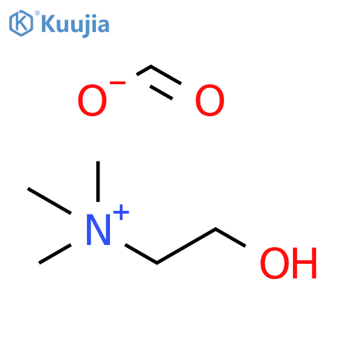 Ethanaminium, 2-hydroxy-N,N,N-trimethyl-, formate (1:1) structure