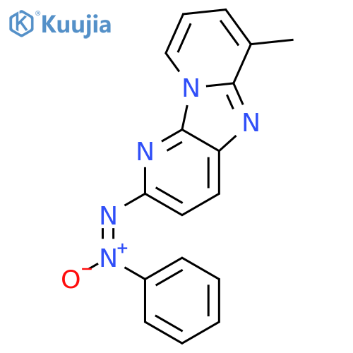 6-methyl-2-[(Z)-phenyl-ONN-azoxy]imidazo[1,2-a:5,4-b']dipyridine structure
