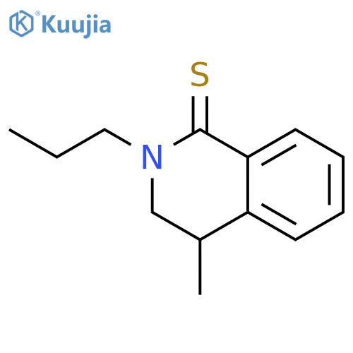 1(2H)-ISOQUINOLINETHIONE, 3,4-DIHYDRO-4-METHYL-2-PROPYL- structure