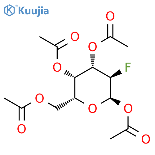 a-D-Galactopyranose,2-deoxy-2-fluoro-, tetraacetate (9CI) structure