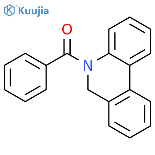 PHENANTHRIDINE, 5-BENZOYL-5,6-DIHYDRO- structure