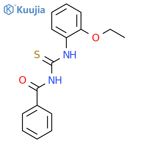 BENZAMIDE, N-[[(2-ETHOXYPHENYL)AMINO]THIOXOMETHYL]- structure