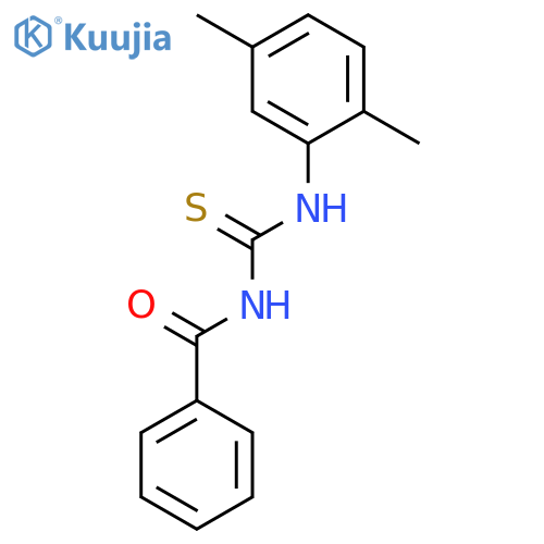 BENZAMIDE, N-[[(2,5-DIMETHYLPHENYL)AMINO]THIOXOMETHYL]- structure
