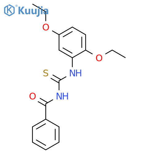 BENZAMIDE, N-[[(2,5-DIETHOXYPHENYL)AMINO]THIOXOMETHYL]- structure