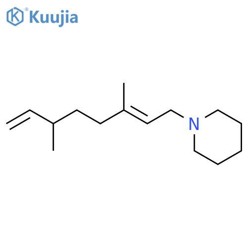 PIPERIDINE, 1-(3,6-DIMETHYL-2,7-OCTADIENYL)- structure
