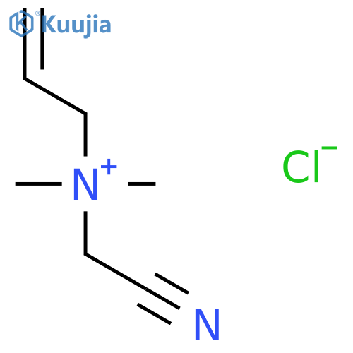 2-PROPEN-1-AMINIUM, N-(CYANOMETHYL)-N,N-DIMETHYL-, CHLORIDE structure