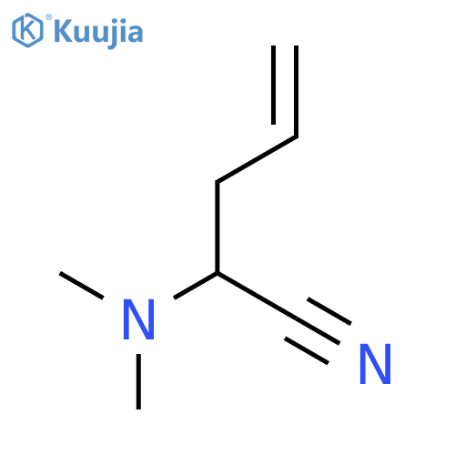2-(Dimethylamino)pent-4-enenitrile structure