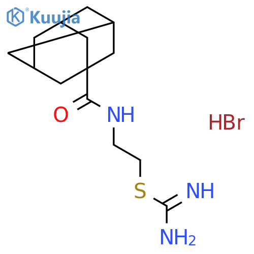 Carbamimidothioic acid,2-[(tricyclo[3.3.1.13,7]dec-1-ylcarbonyl)amino]ethyl ester, monohydrobromide(9CI) structure