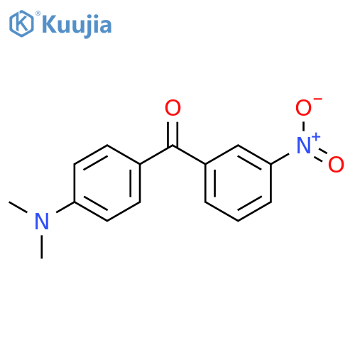 [4-(Dimethylamino)phenyl](3-nitrophenyl)methanone structure
