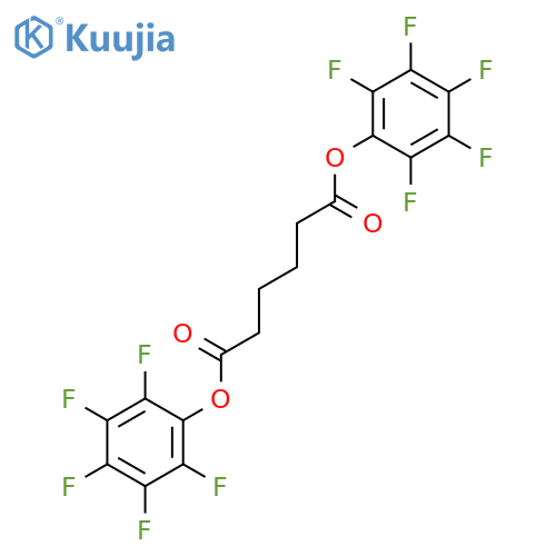 Hexanedioic acid, bis(pentafluorophenyl) ester structure