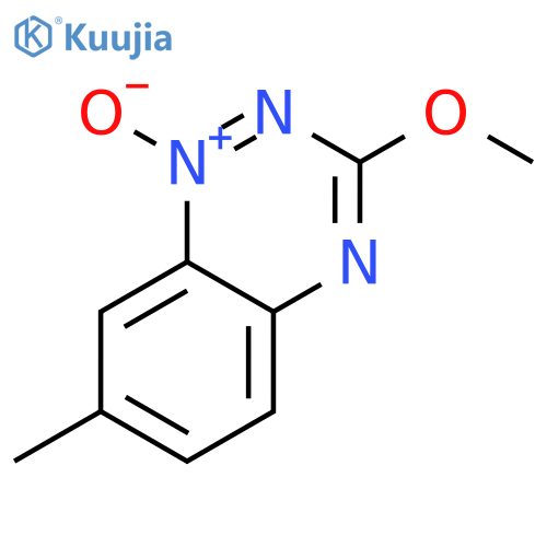 1,2,4-BENZOTRIAZINE, 3-METHOXY-7-METHYL-, 1-OXIDE structure