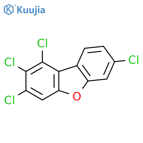 Dibenzofuran,1,2,3,7-tetrachloro- structure